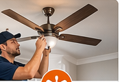Ceiling fan installation